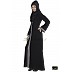 Front open Abaya- Black Front open Abaya- Black